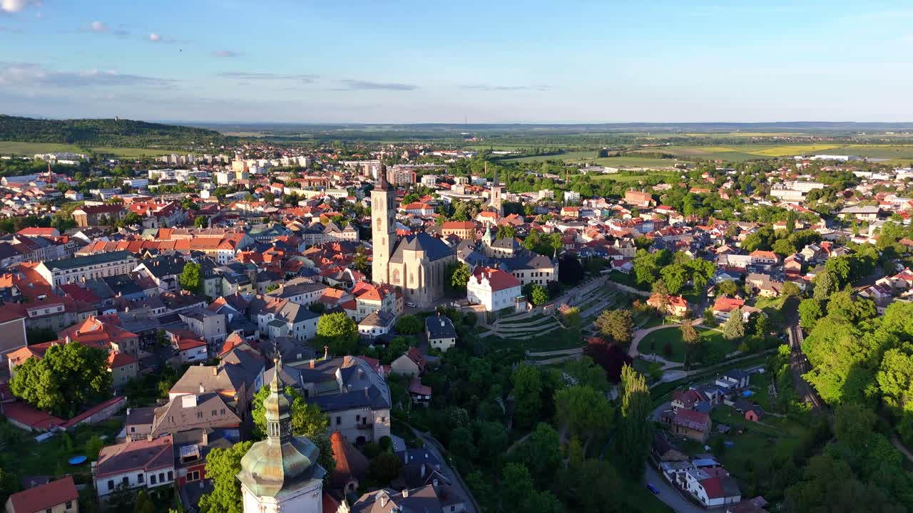 Kutná Hora and the Church of St. James, in the Central Bohemian Region. Kutná Hora, Czech Republic