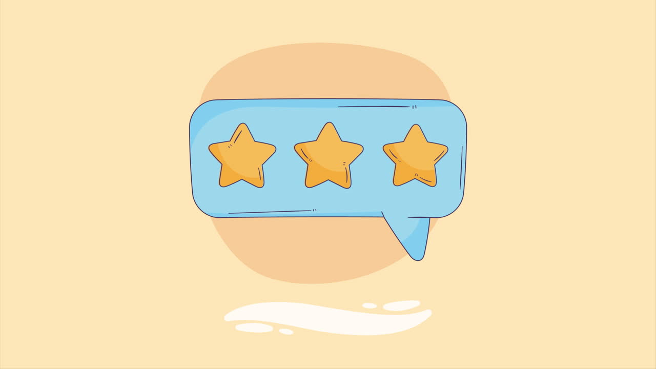 icona di valutazione a tre stelle