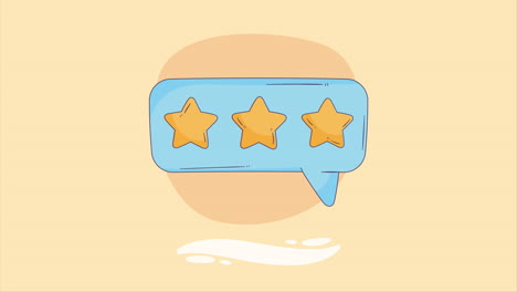 three star rating icon