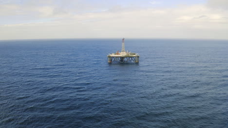 offshore oil rig in the ocean