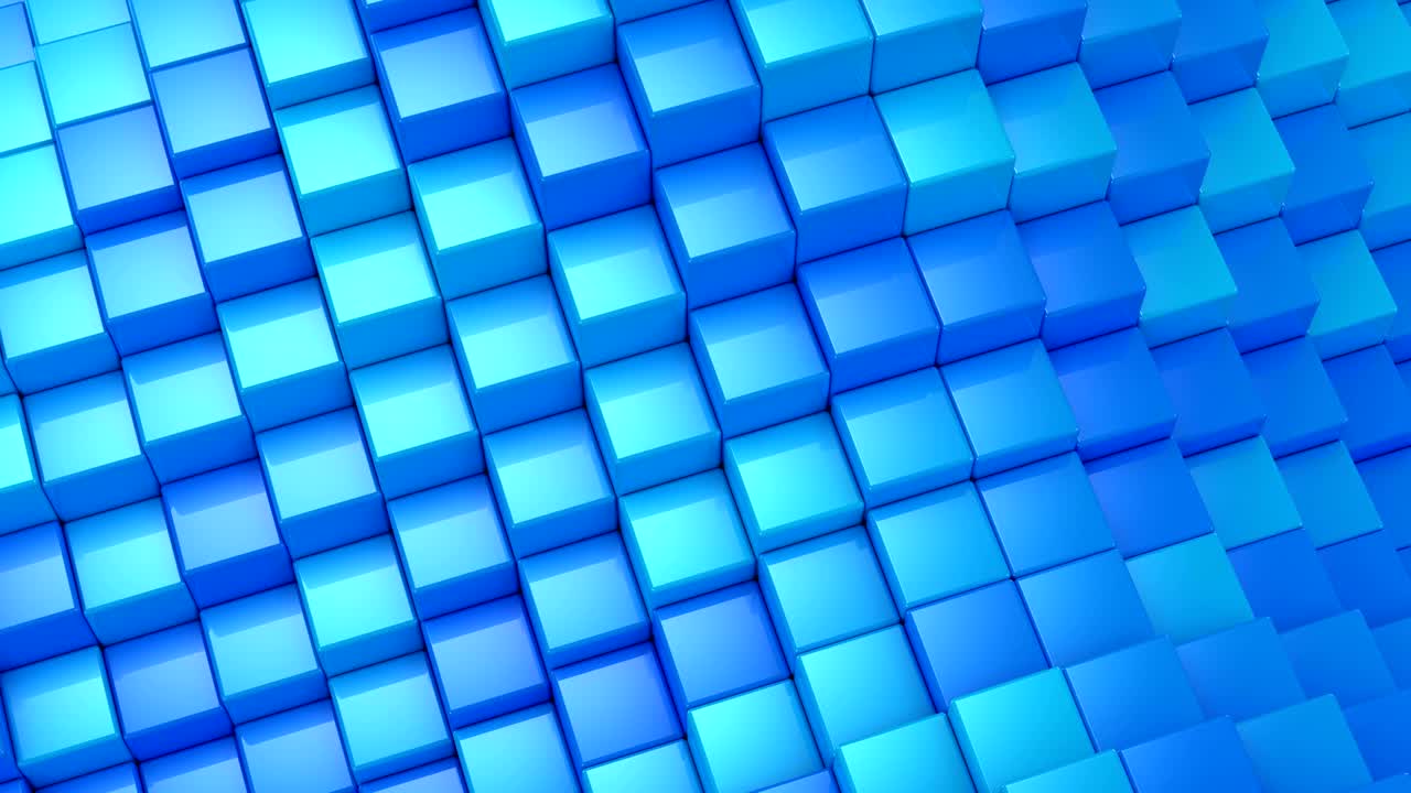 los cubos formaron una onda