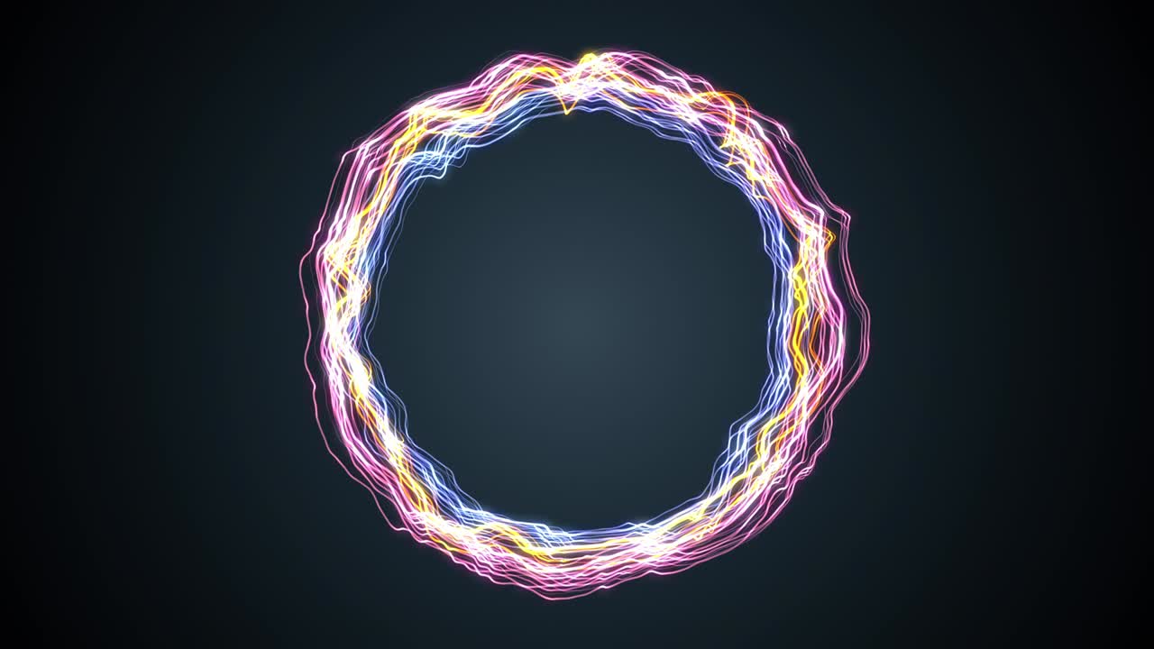 anillo de partículas de fondo 4k