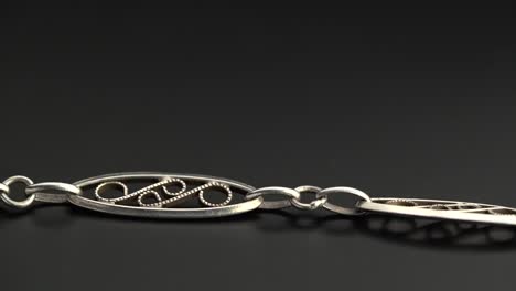 vintage silver bracelet detail