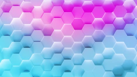 tecnología de movimiento de fondo de patrón hexagonal