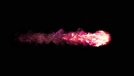 efecto de bola de fuego abstracto
