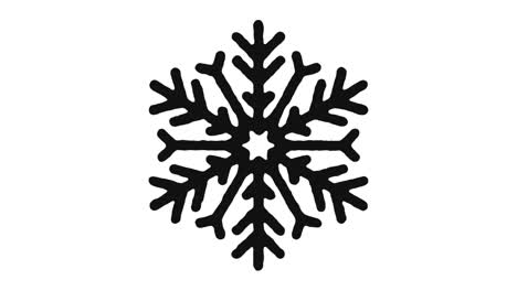 ice icon animation footage & alpha channel