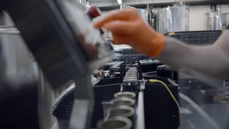 automated beer canning/bottling process
