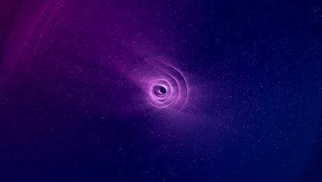 spiral magical abstract purple and flowing particle  background. seamless loop.