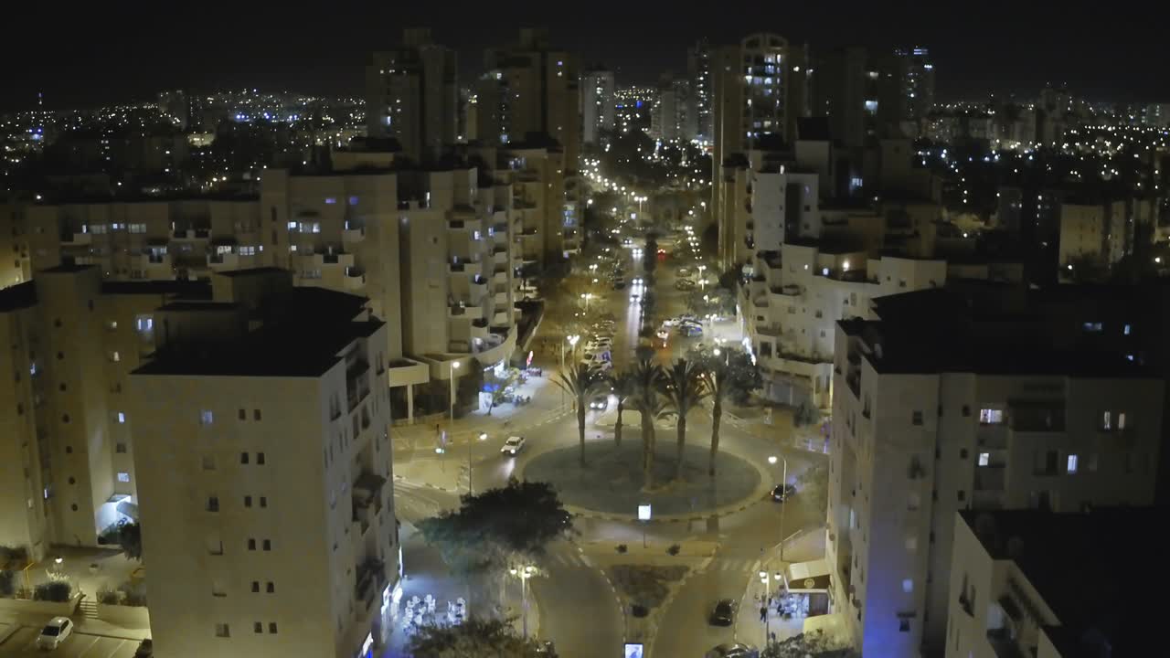 noche en la ciudad - aérea