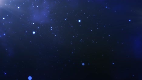 particles background animation in blue