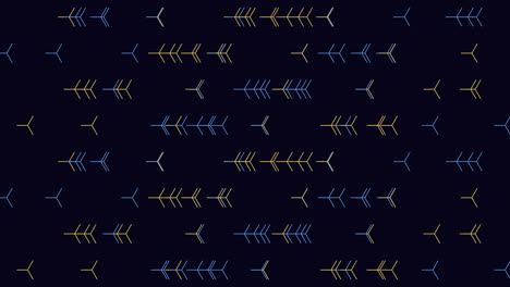 abstract pattern of purple, green, and black lines creating a dynamic visual. the purpose or meaning of the pattern remains unspecified, open to interpretation