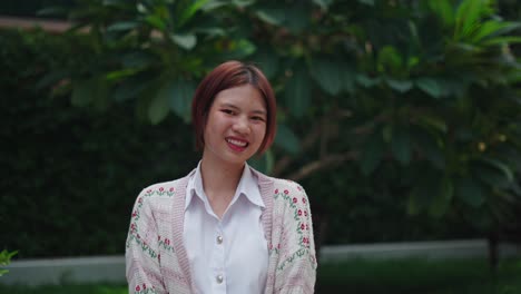 smiling young woman