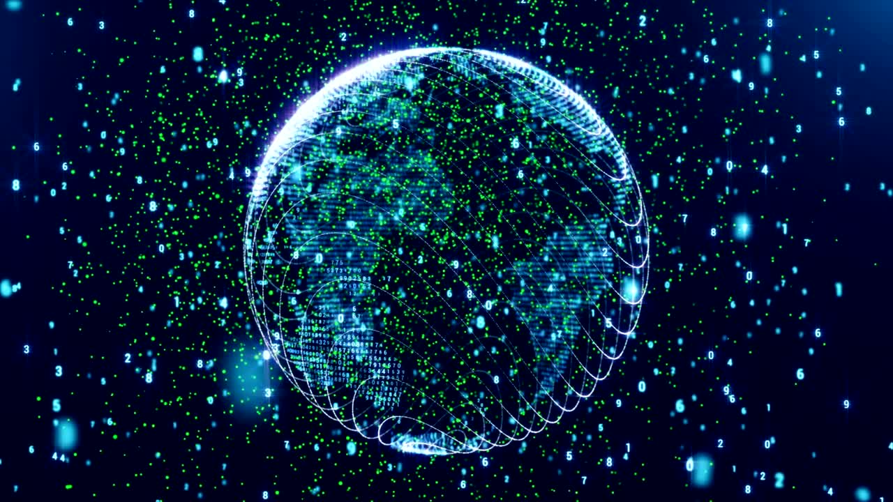 Digital World Globe Loop