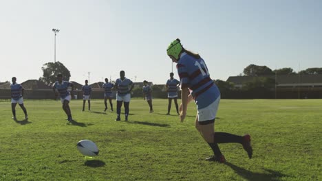 young adult female rugby match