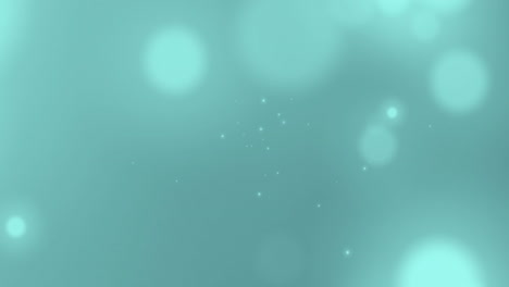 animación de puntos de luz contra un fondo de gradiente azul con espacio de copia.
