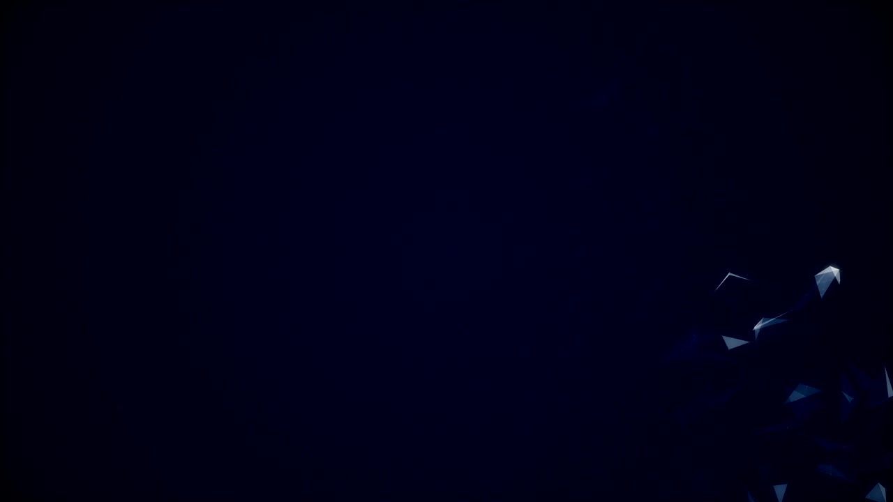 formas geométricas, líneas y puntos moviéndose lentamente juntos.