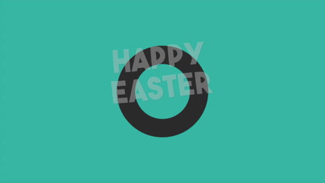 Happy-Easter-text-with-ring-on-fashion-green-gradient