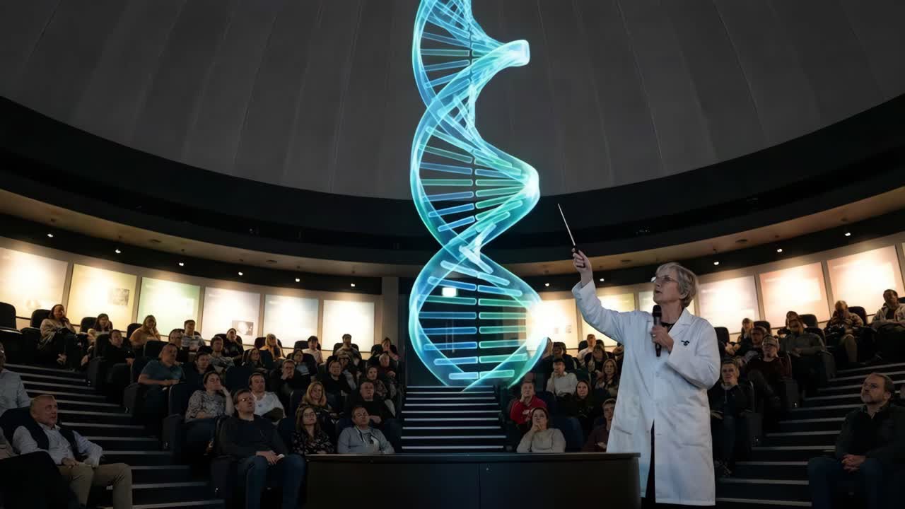 DNA-præsentation for publikum