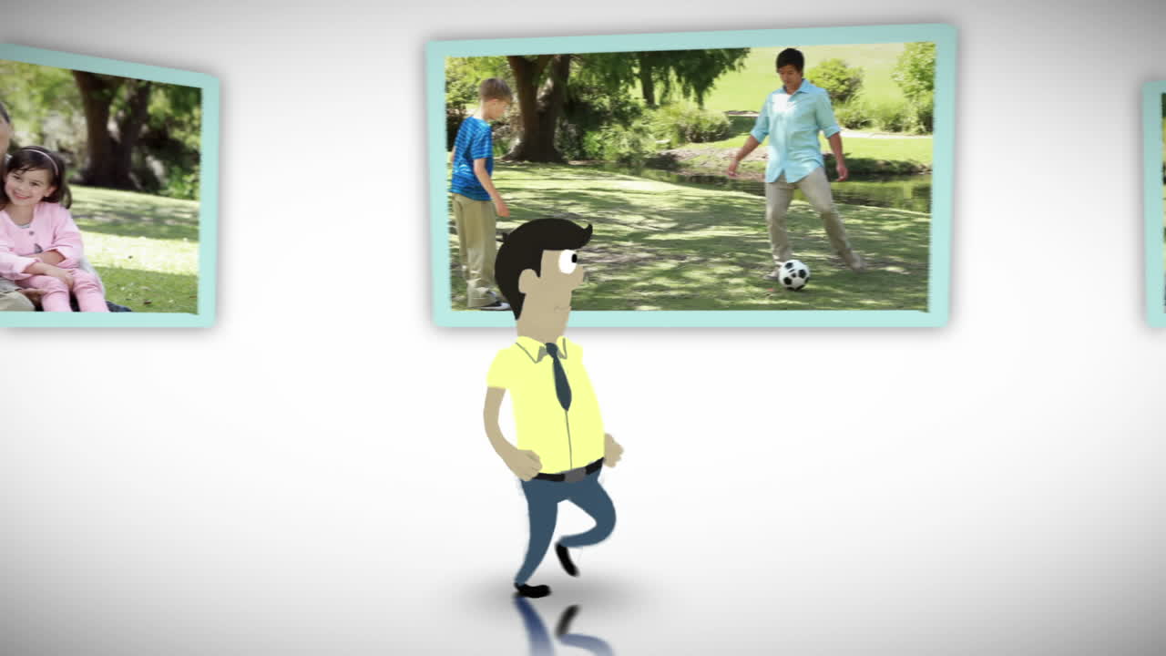 Familia en un parque