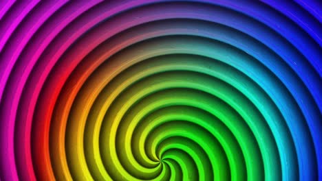 abstract rainbow hypnotic animated background