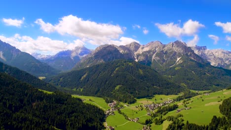 scenic view of the beautiful landscape in the alps