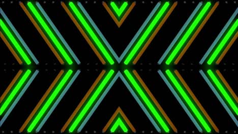 neon light geometric pattern