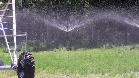 sprayers on automated farming irrigation hd 30fps