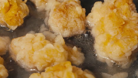 crispy fried chicken in a pan