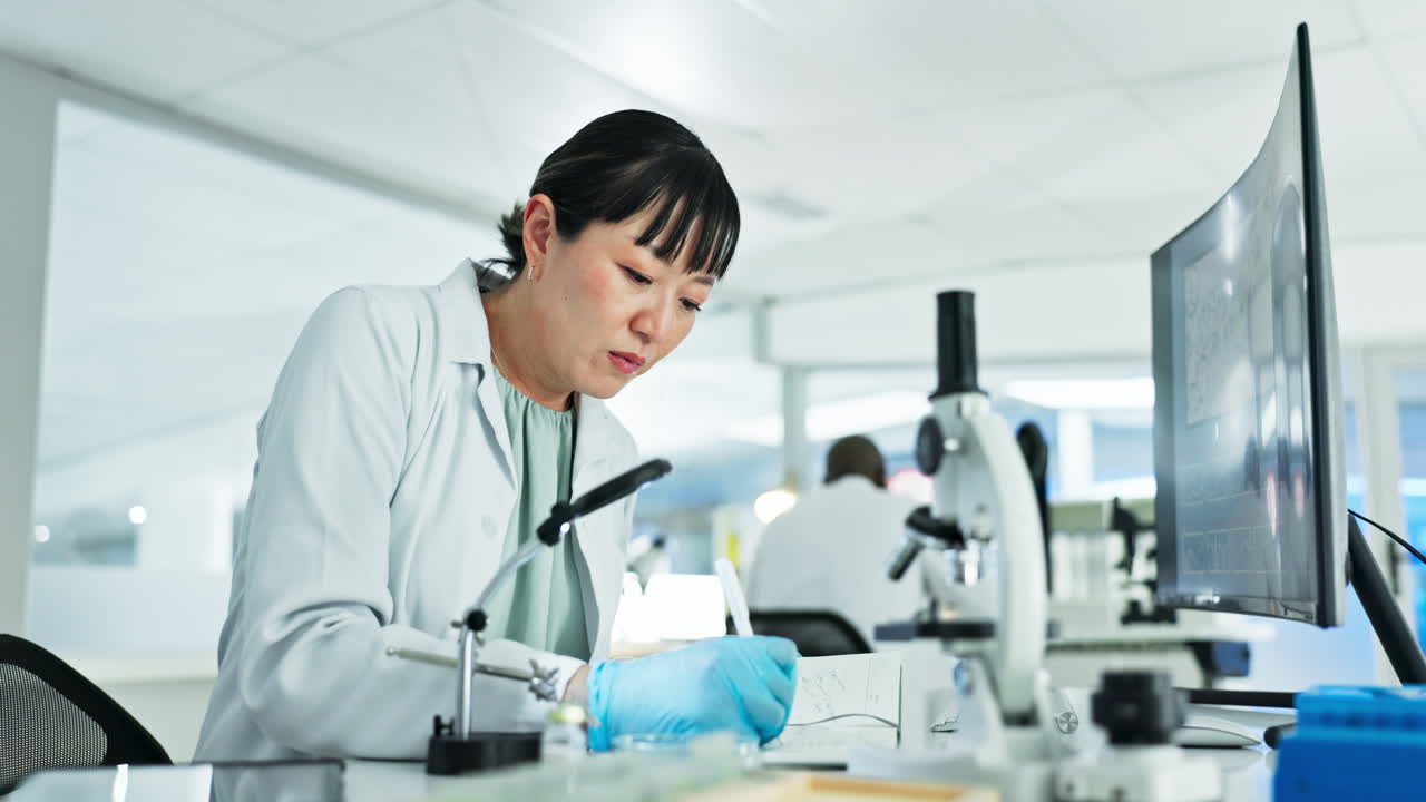 연구, 확대 유리