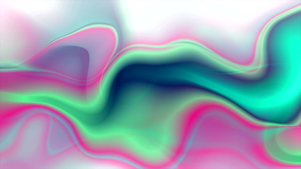 holográfico de lámina de neón tendencia ondulada animación de video abstracto