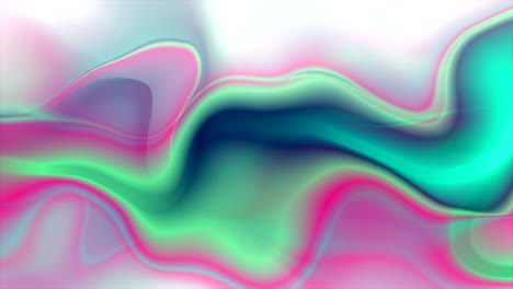 holográfico de lámina de neón tendencia ondulada animación de video abstracto
