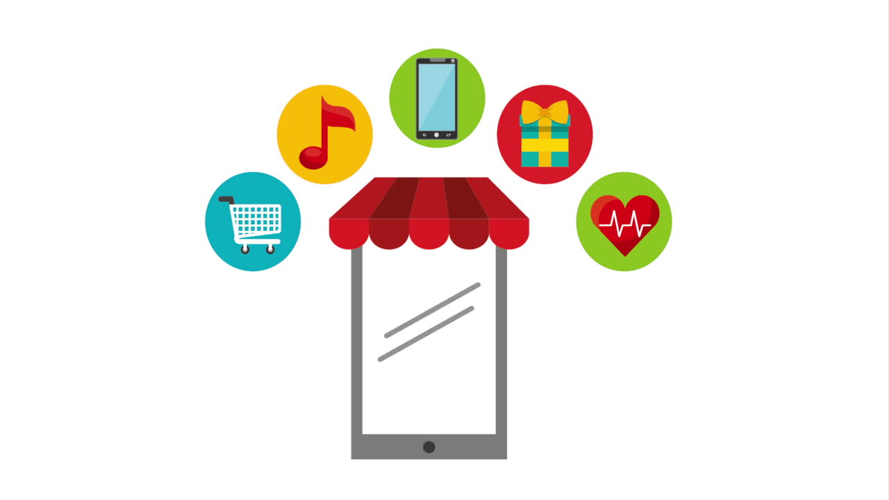 иконки магазина мобильных приложений