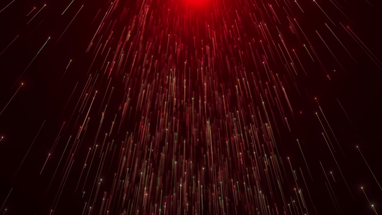 Stage light red golden glitter lights trail particle elegant golden glowing lighting effect sparkle