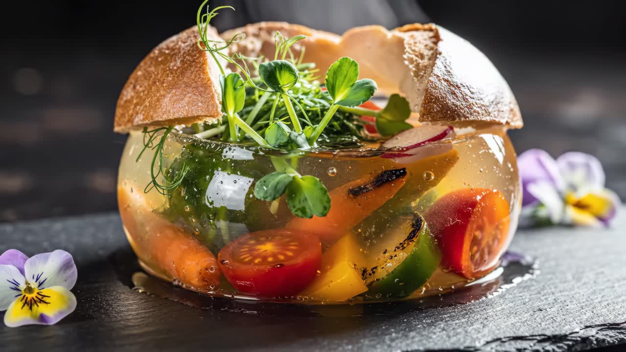 Vegetable Medley in Bread Bowl