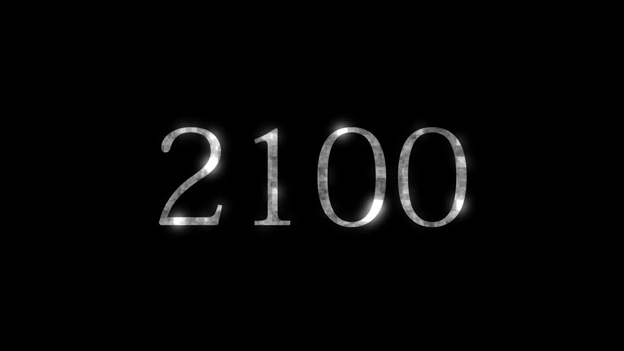 2100 animación de texto gráficos de movimiento