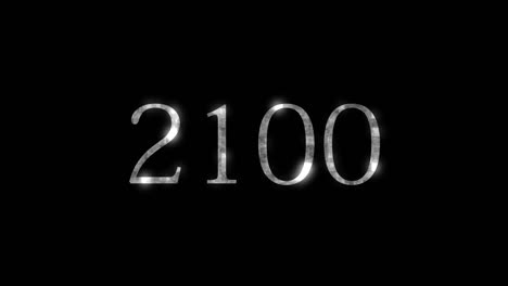 2100 text animation motion graphics