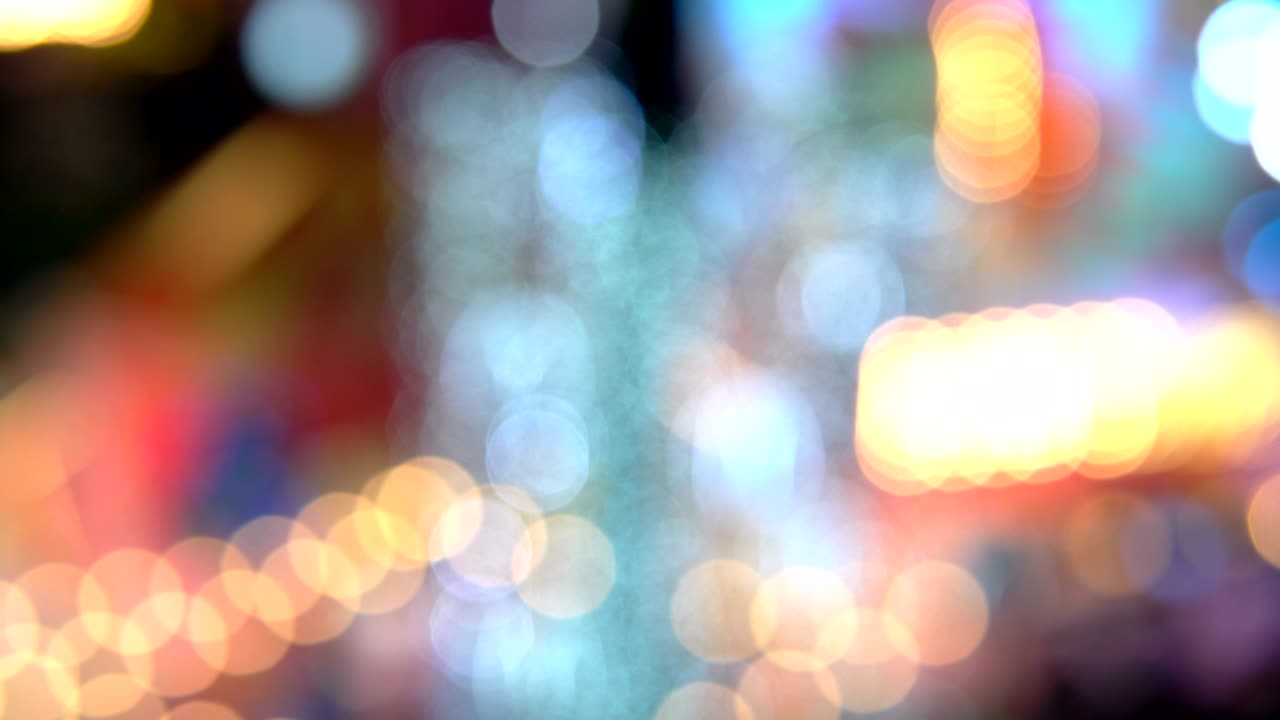luces coloridas bokeh de fondo. movimiento luz bokeh. bokeh de baile.