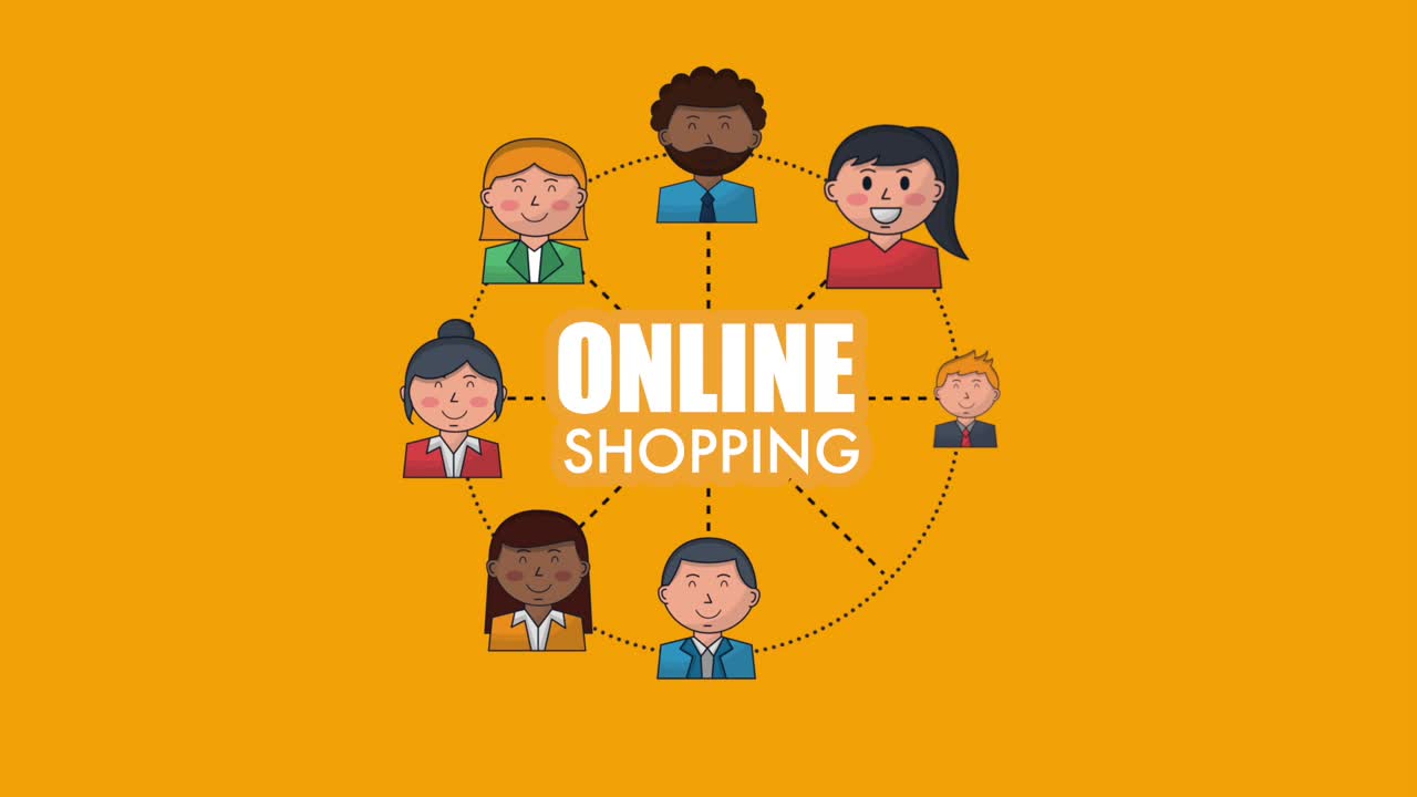 mennesker kunde e-handel online shopping