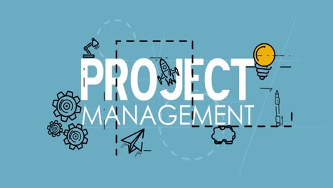 project management strategy process planning organization concept