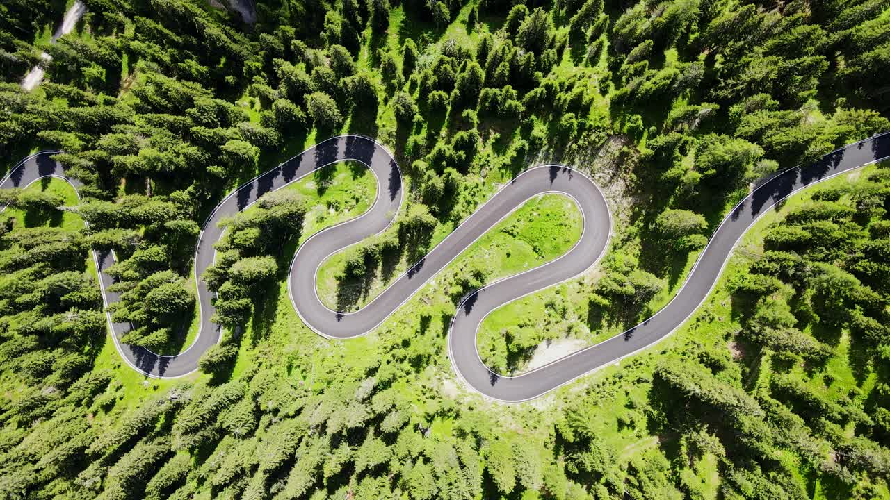 Passo Giau, one of the most scenic mountain passes in Dolomites, Alps, Italy, 4K