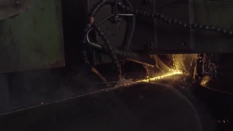 industrial metal pipe cutting process