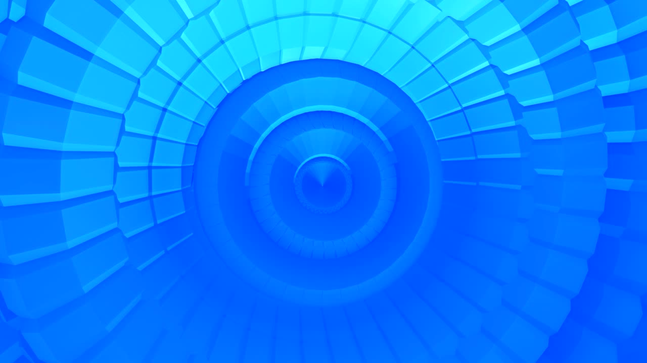 중앙을 중심으로 회전하는 추상적인 애니메이션 비디오