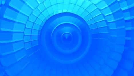 abstract animated video with rotation around the center