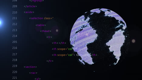 animation of network of connections over globe