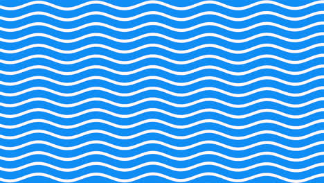 blue waves geometric pattern