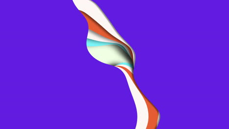 dynamic colorful wave on vibrant yellow background