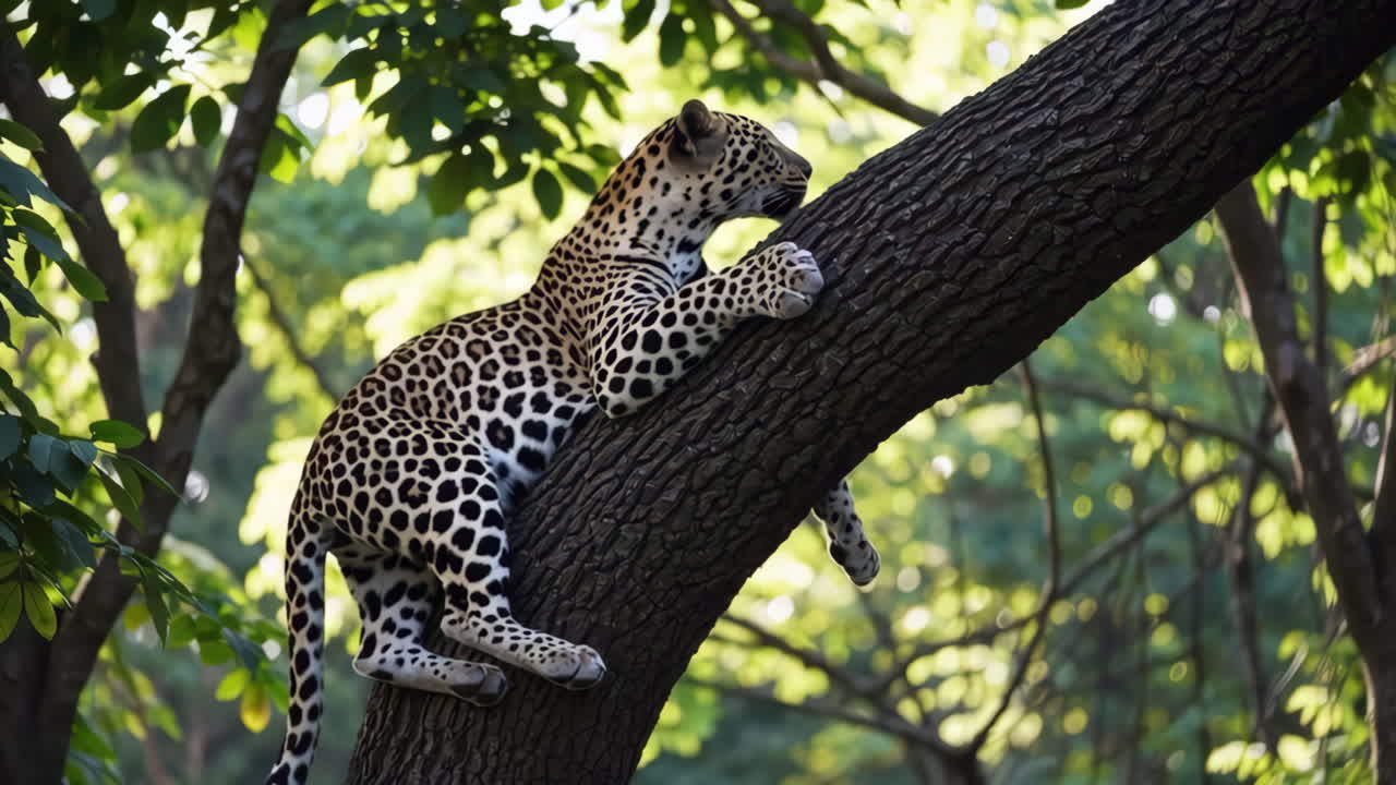 Leopard in Tree
