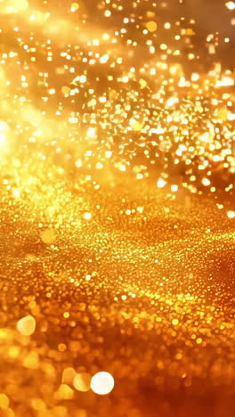 a bright orange background with a lot of sparkles. the sparkles are scattered all over the background, creating a sense of movement and energy. scene is lively and dynamic, with the orange