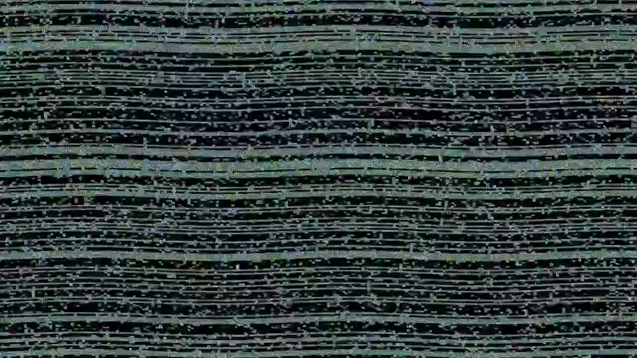 Abstract Digital Glitch Effect with Horizontal Lines and Noise