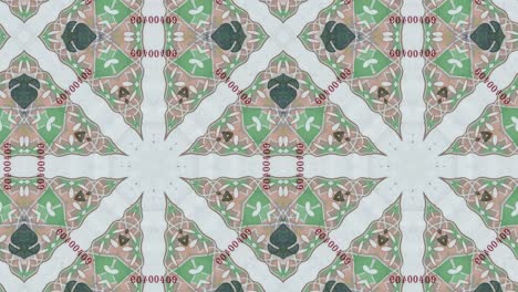 fondo animado con billete de dinero de rublo ruso mosaico. abstracto negocio gráfico de movimiento bucle sin costuras